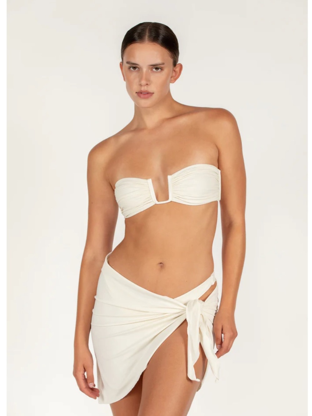 NWT MIKOH ROMY TOP IN ECRU